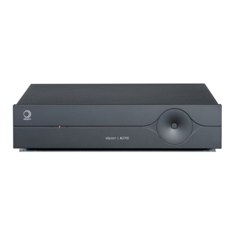 Elipson A2700 User manual