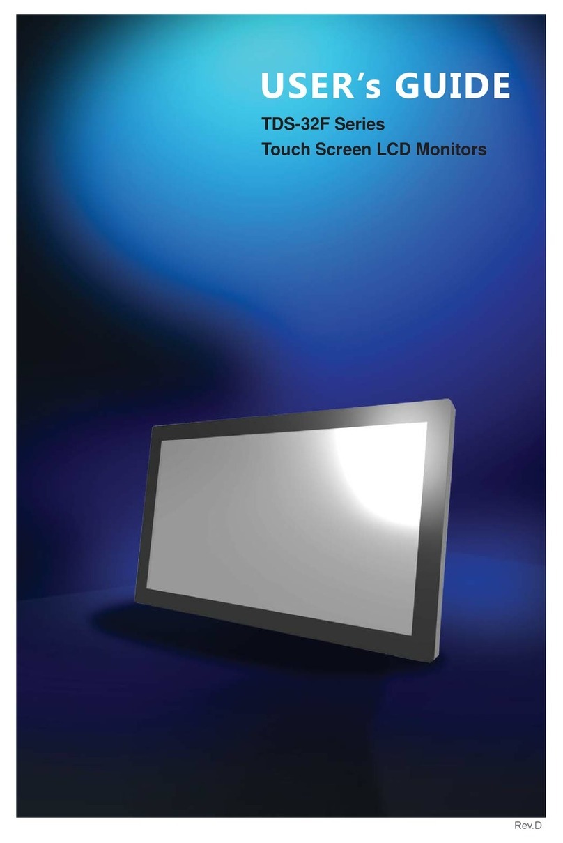 Touch Revolution TDS-32F Series User manual