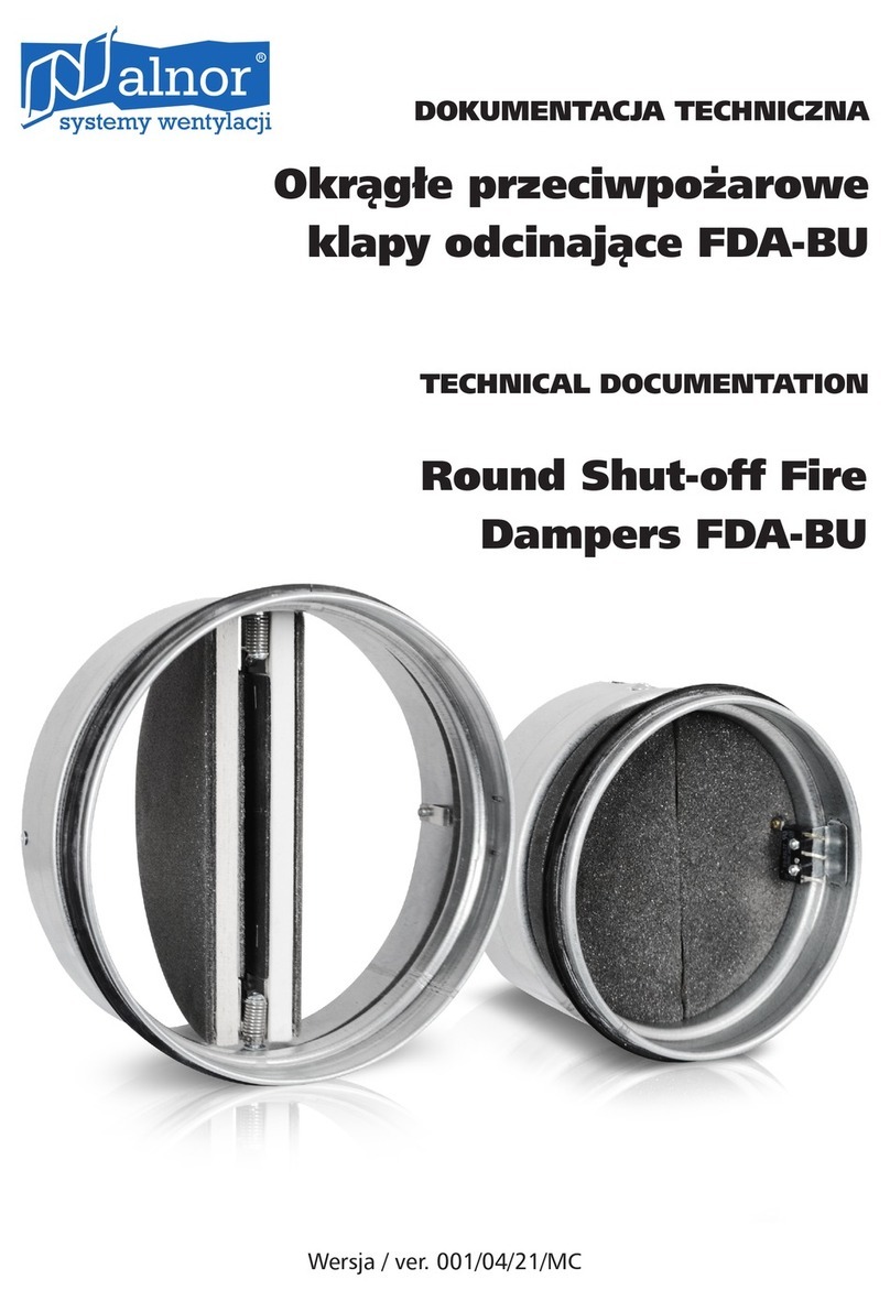 Alnor FDA-BU Series Technical documentation