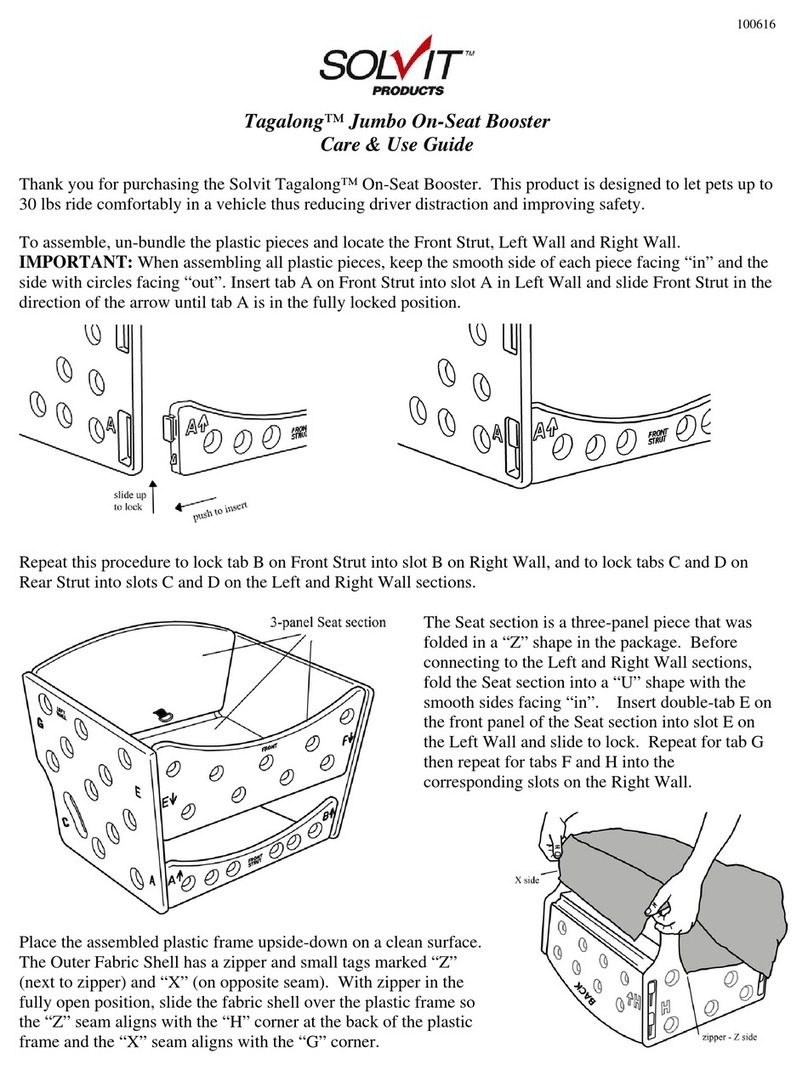 Solvit Tagalong Jumbo Care/use guide
