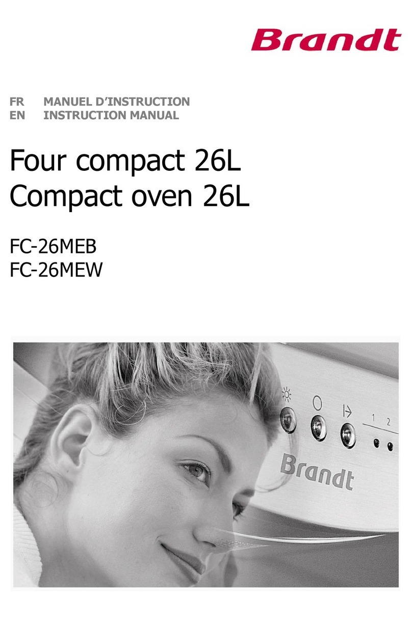 Brandt FC-26MEW instruction manual Brandt FC-26MEW instruction manual