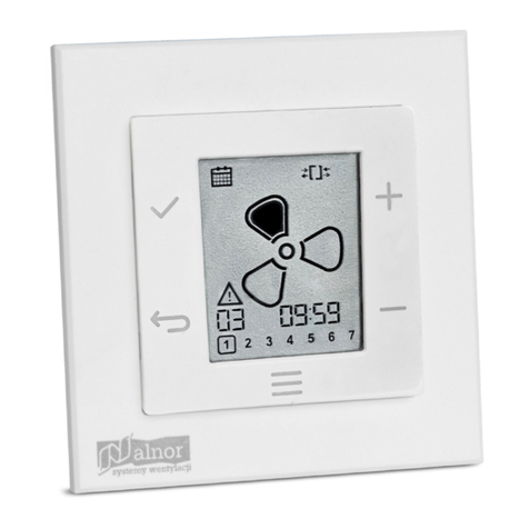 Alnor HRQ-PremAIR-BUT-LCD User manual