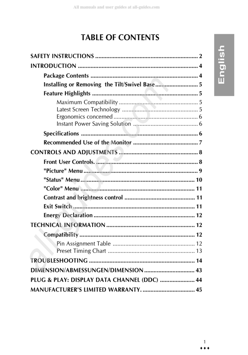 Sony PR711 User manual