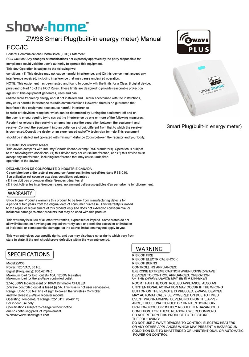 showhome ZW38 manual