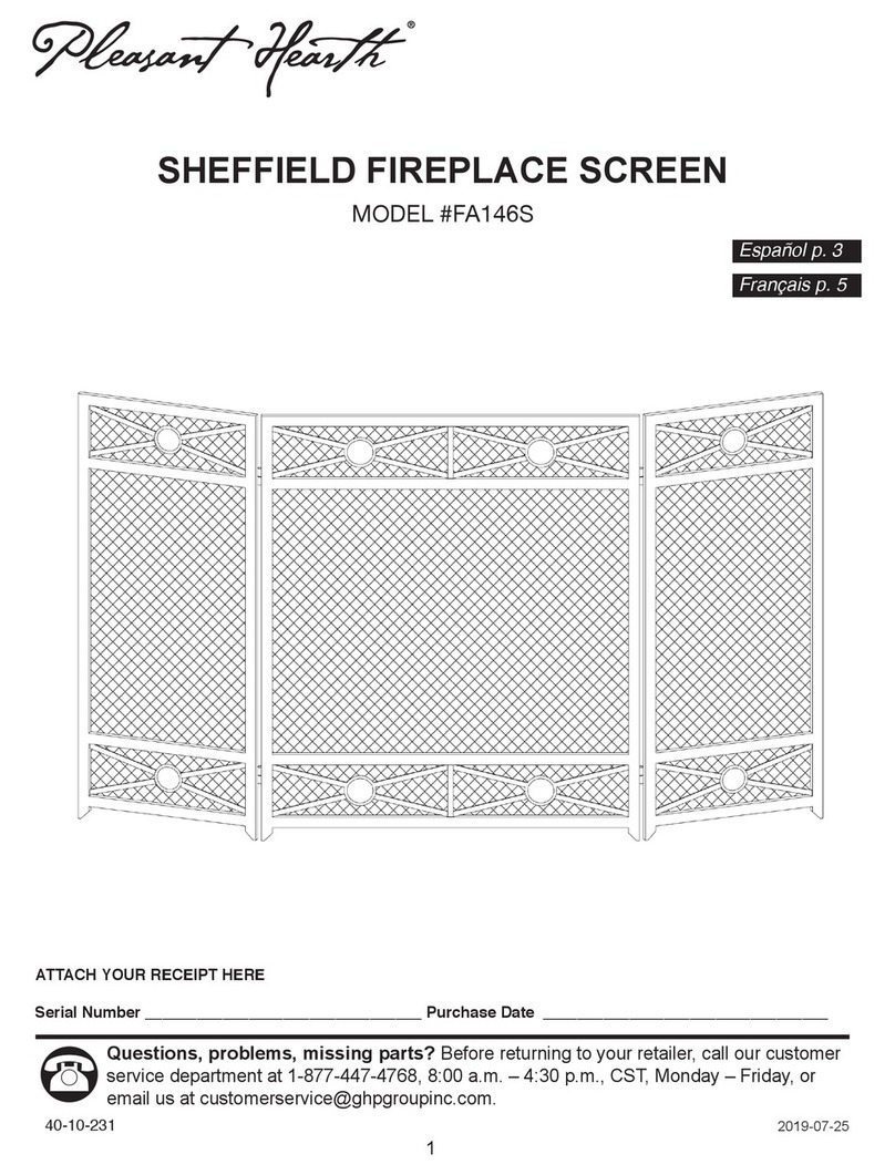 pleasant hearth SHEFFIELD FA146S quick start guide pleasant hearth SHEFFIELD FA146S quick start guide