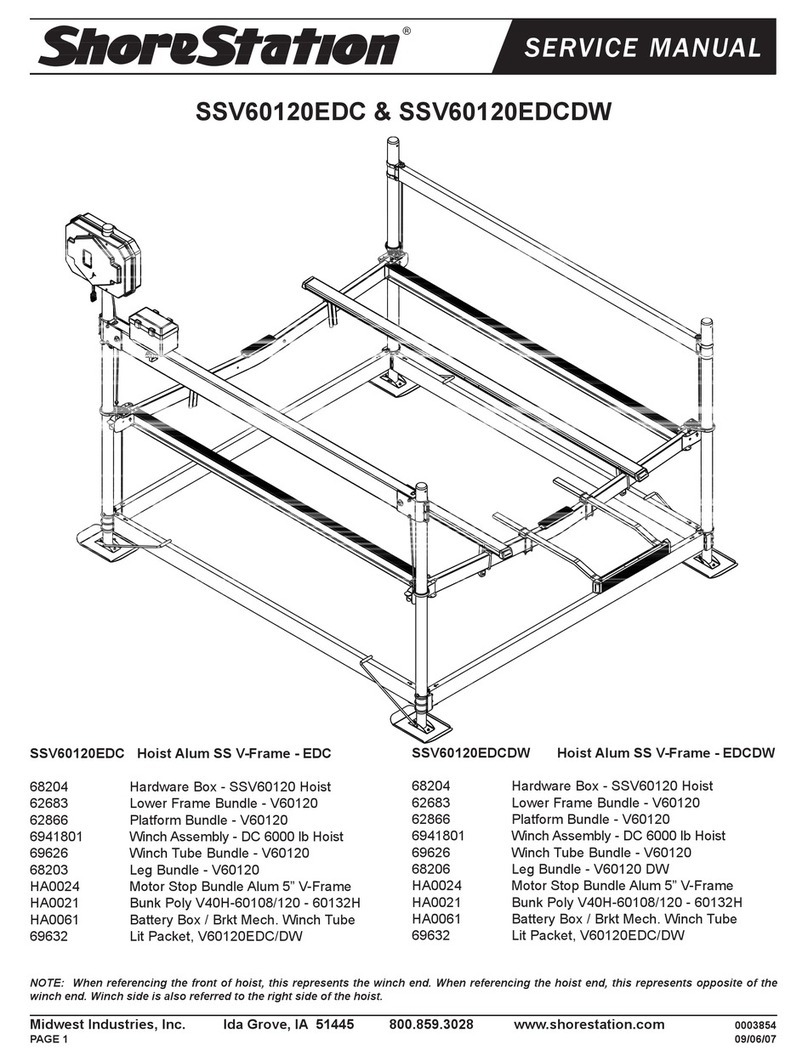 ShoreStation SSV60120EDC User manual