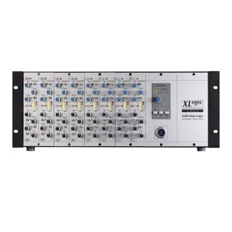 Solid State Logic Super-Analogue Outboard X-Rack E Series User manual Solid State Logic Super-Analogue Outboard X-Rack E Series User manual