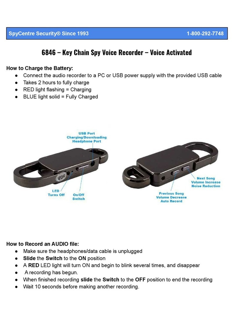 Spycentre Security 6846 quick start guide