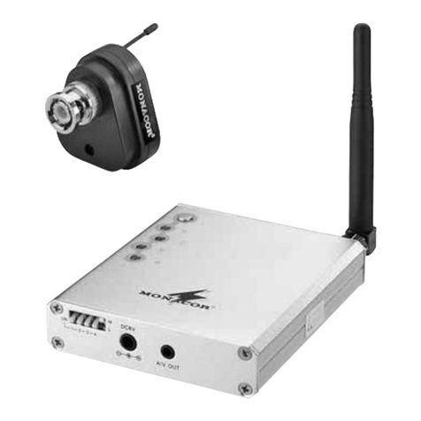 Monacor Security AV-412SET instruction manual