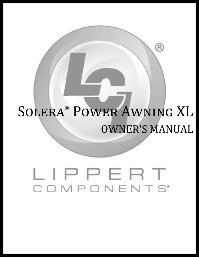 Lippert Components Solera Power Awning XL User manual