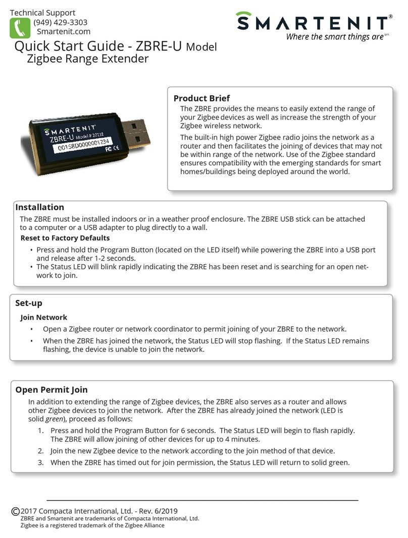 Smartenit ZBRE-U quick start guide