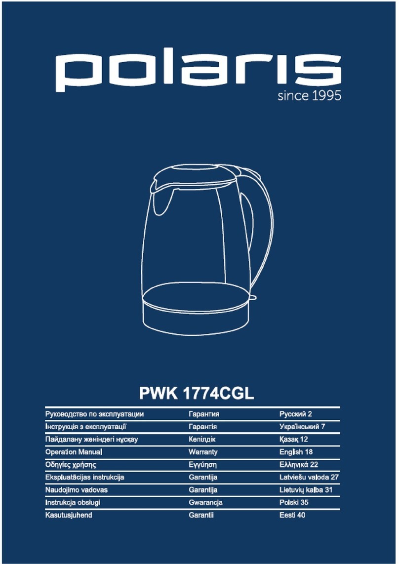 Polaris PWK 1774CGL Operation manual