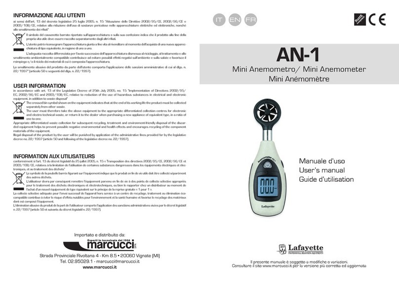 Marcucci Lafayette AN-1 user manual