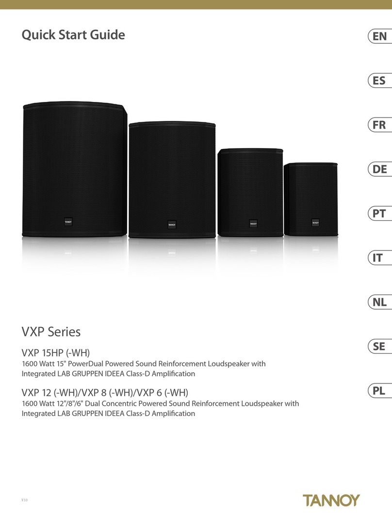 Tannoy VXP SERIES User manual