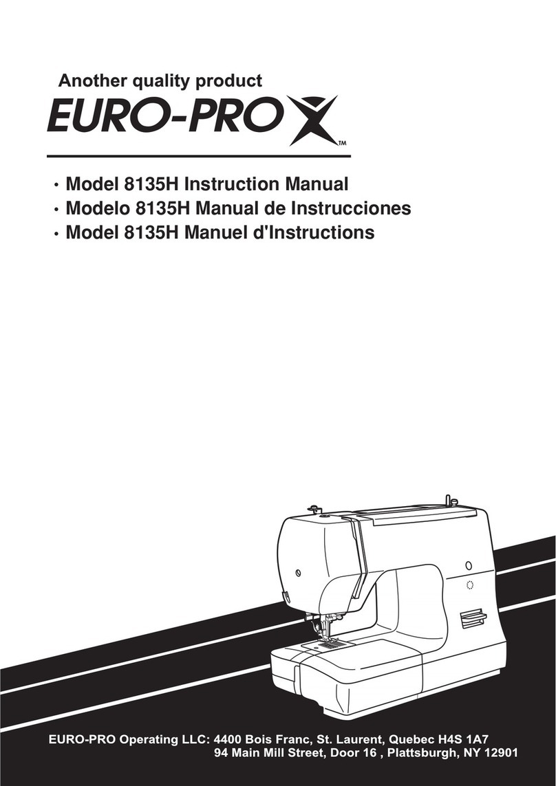 EUROPRO 8135H instruction manual