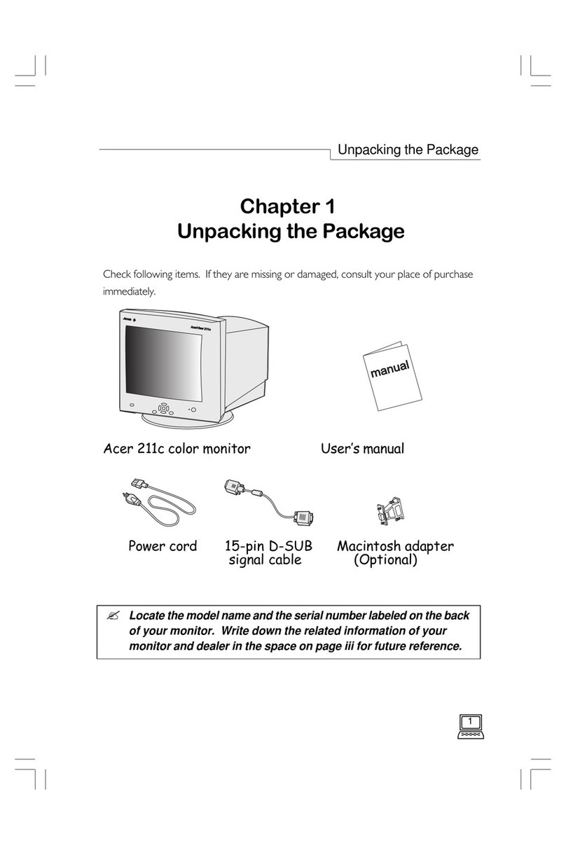 Acer 211c User manual