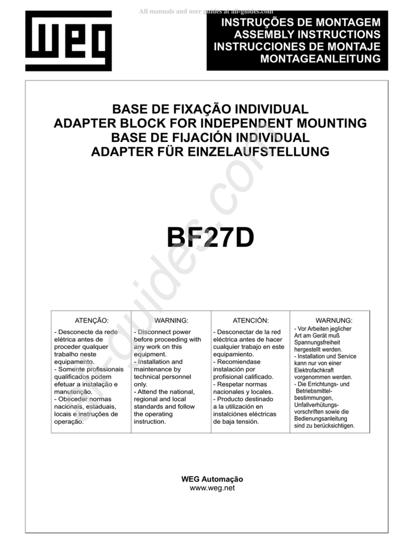 WEG BF27D Assembly instructions