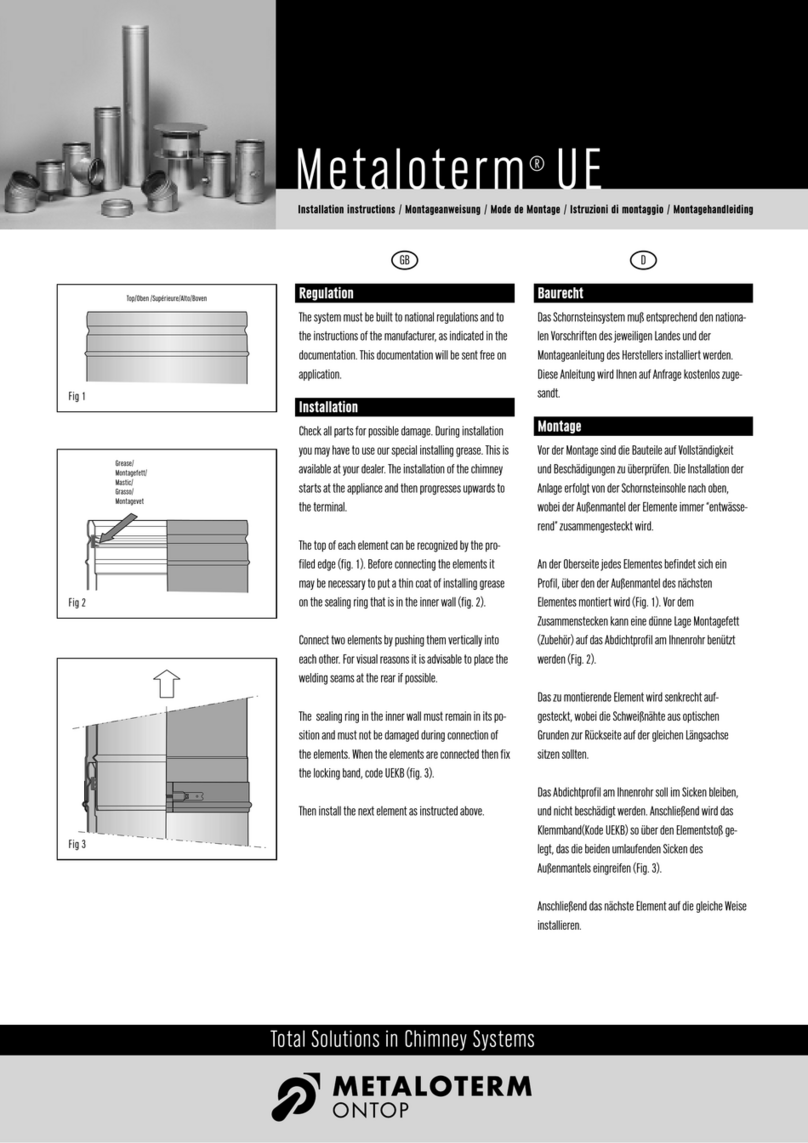 Metaloterm UE installation instructions