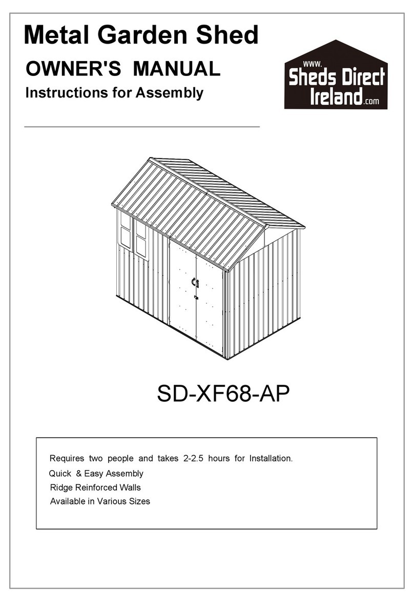 Sheds Direct Ireland SD-XF68-AP User manual
