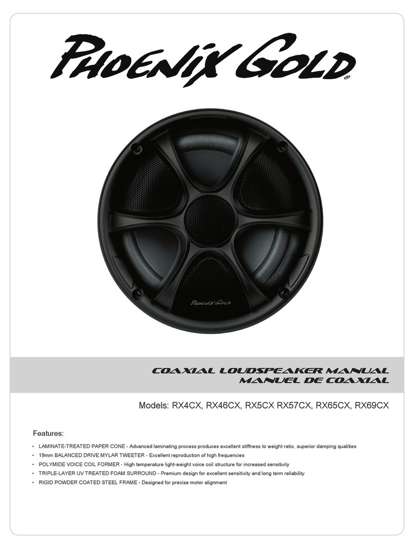 Phoenix Gold RX4CX manual
