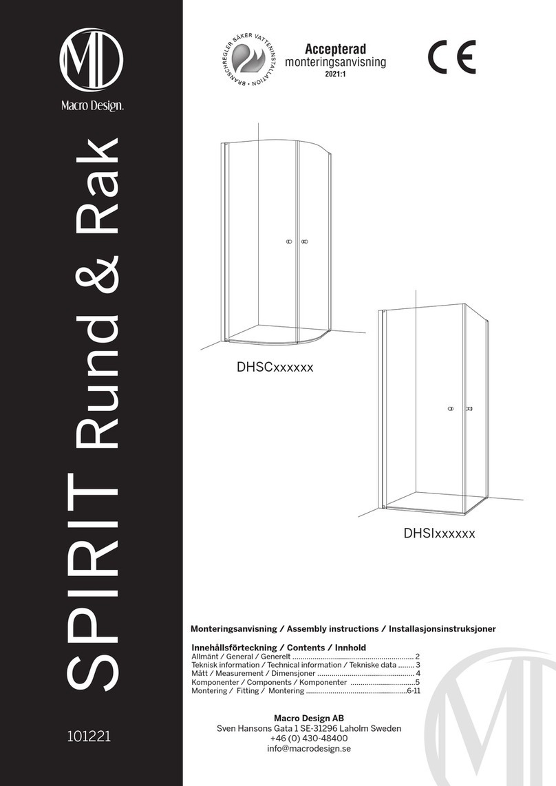 Macro Design DHSC Series Assembly instructions