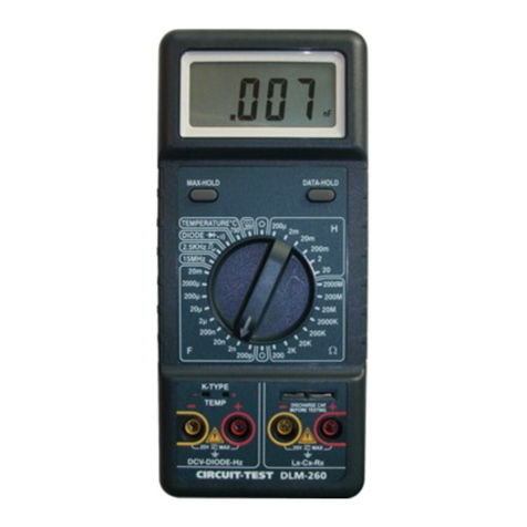 Circuit-test DLM-260 operating instructions
