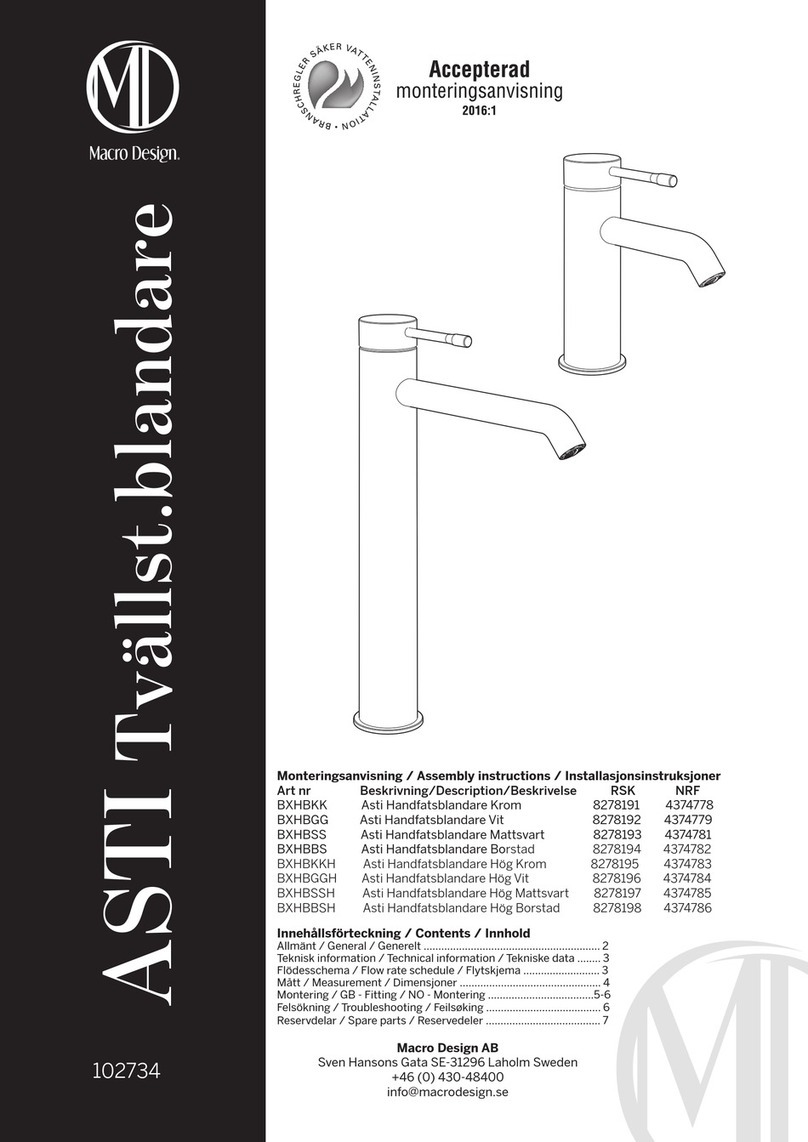 Macro Design BXHBKK User manual Macro Design BXHBKK User manual
