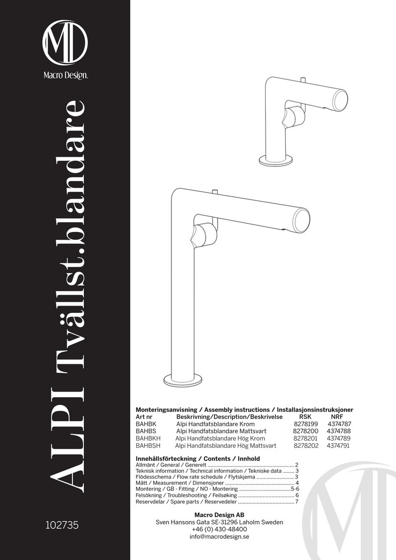Macro Design BAHBK User manual Macro Design BAHBK User manual