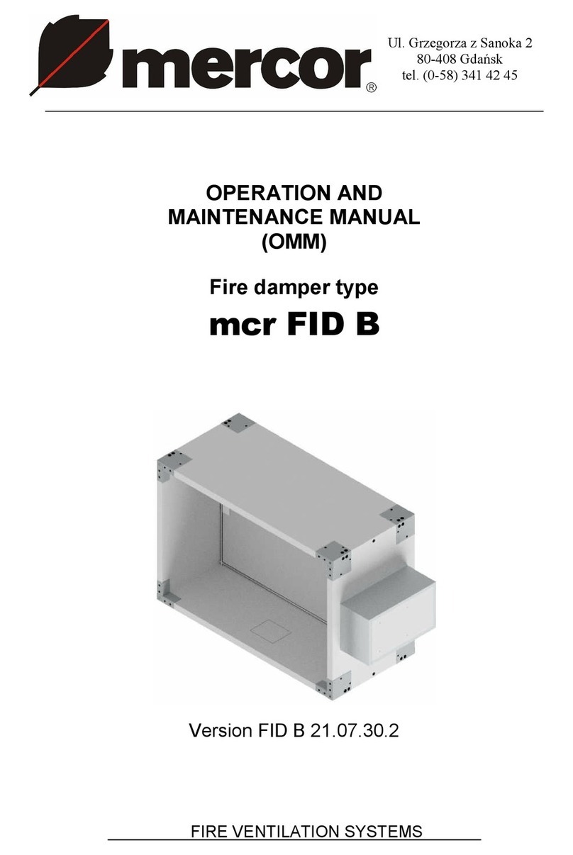 mercor mcr FID B User manual