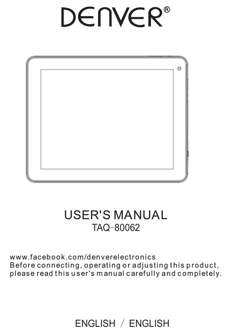Denver TAQ-80062 user manual