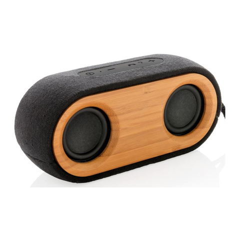 XD XCLUSIVE Bamboo X speaker large User manual
