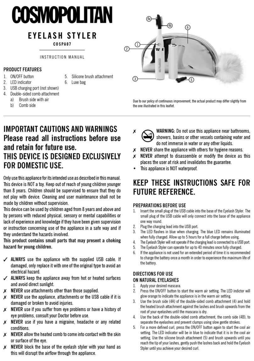 Cosmopolitan COSPA07 User manual