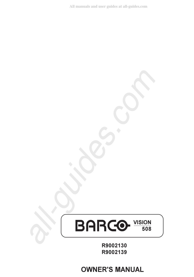 Barco R5975039 User manual
