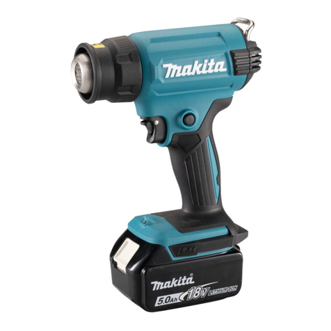 Makita DHG180 User manual