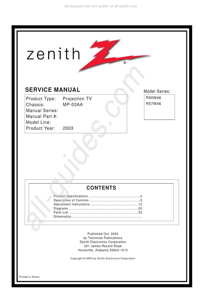 Zenith R50W46 User manual