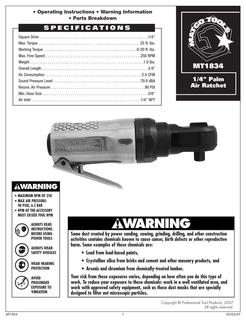 Matco Tools MT1834 User manual