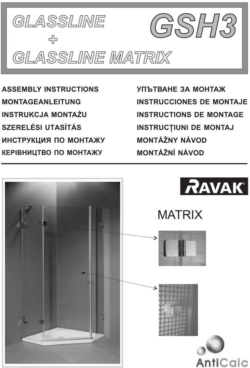 RAVAK GSH3 User manual RAVAK GSH3 User manual
