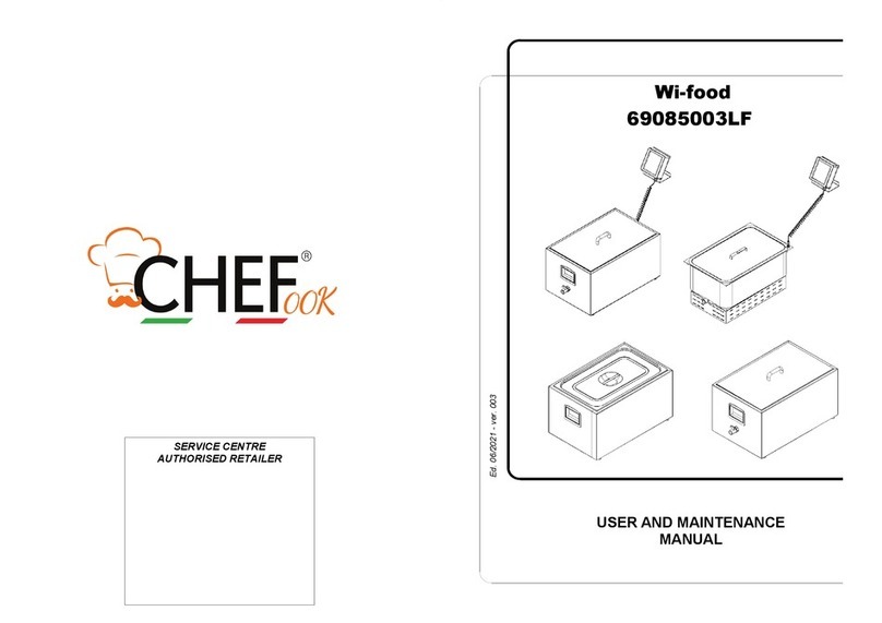 CHEFOOK Wi-food 69085003LF User and maintenance manual