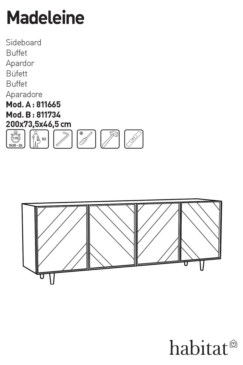 Habitat Madeleine 811665 manual