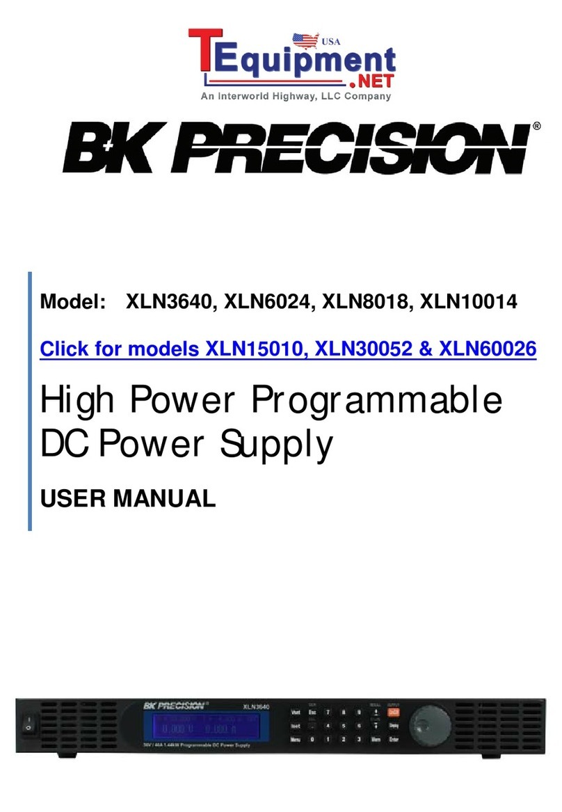Tequipment XLN3640 user manual