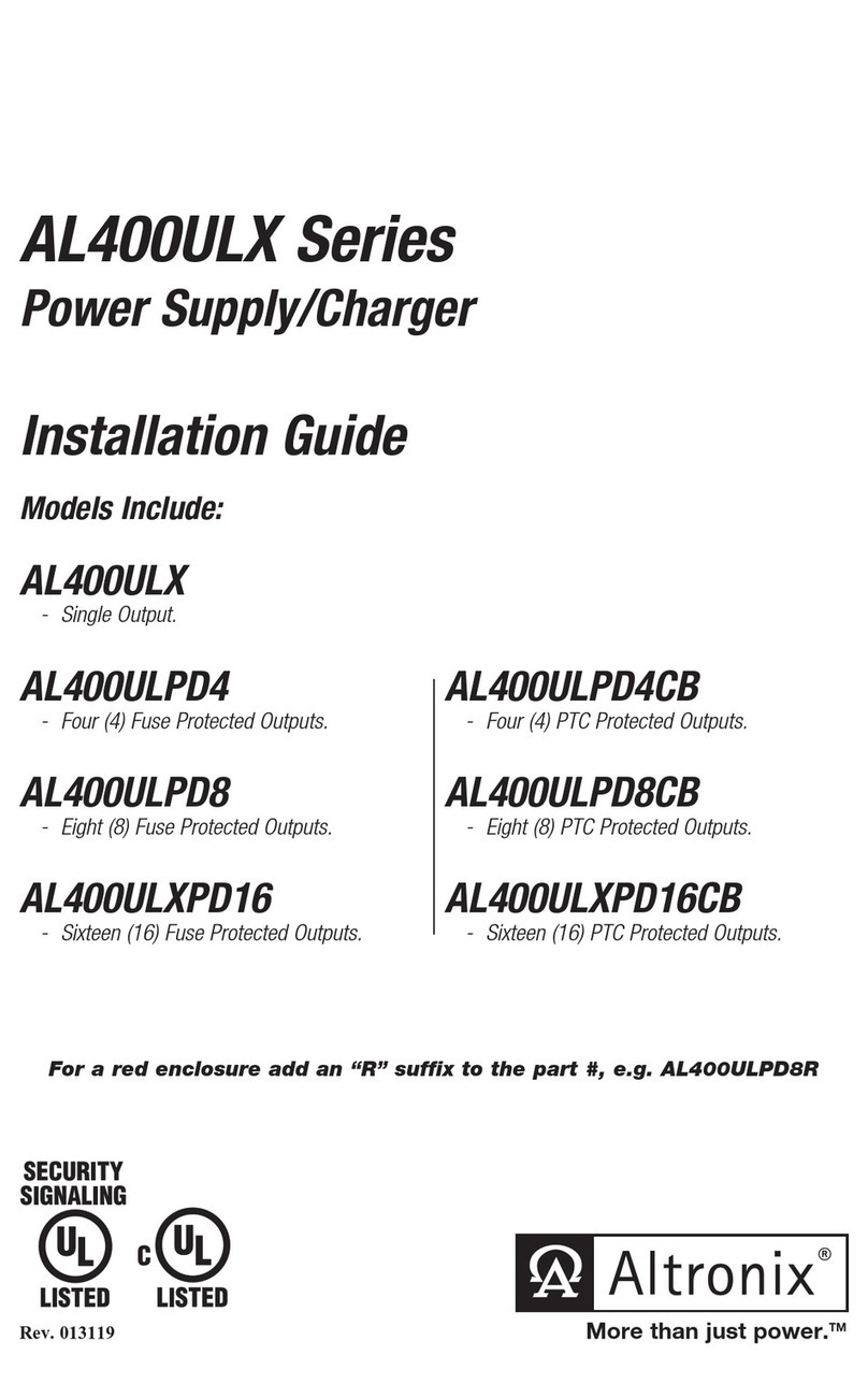 Altronix AL400ULPD8 User manual