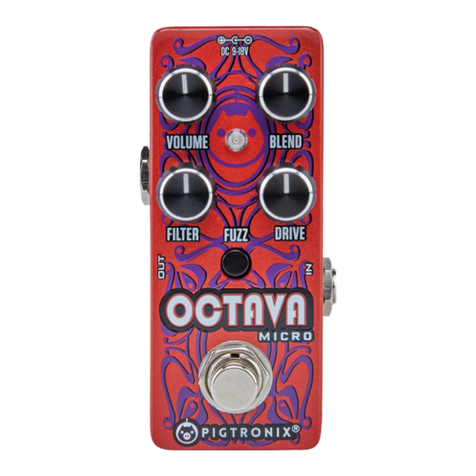 pigtronix OCTAVA User manual
