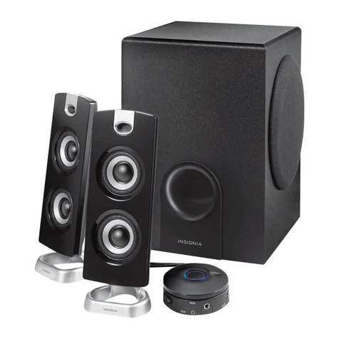 Insignia NS-PSB4721 Quick setup guide