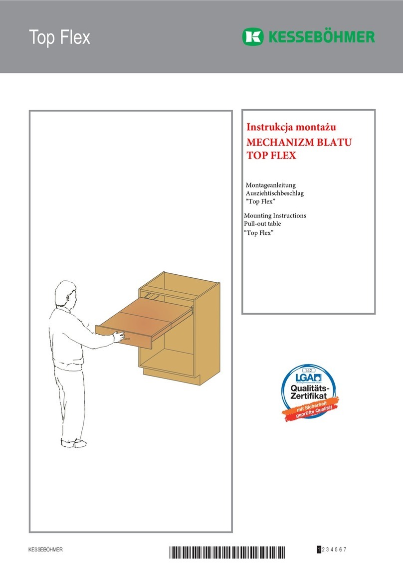 Kesseböhmer Top Flex Mounting instructions Kesseböhmer Top Flex Mounting instructions
