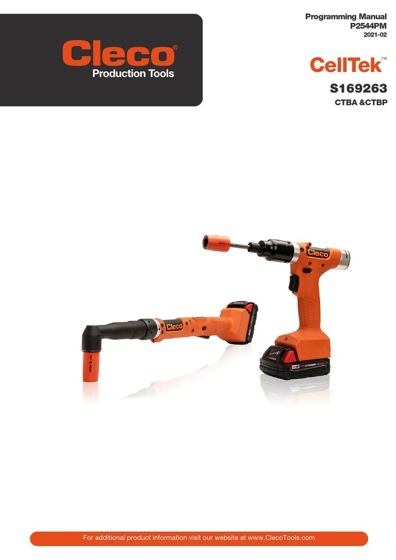 Cleco CellTek S169263 Owner's manual