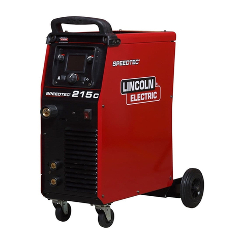 Lincoln Electric SPEEDTEC 215C Operator's manual Lincoln Electric SPEEDTEC 215C Operator's manual