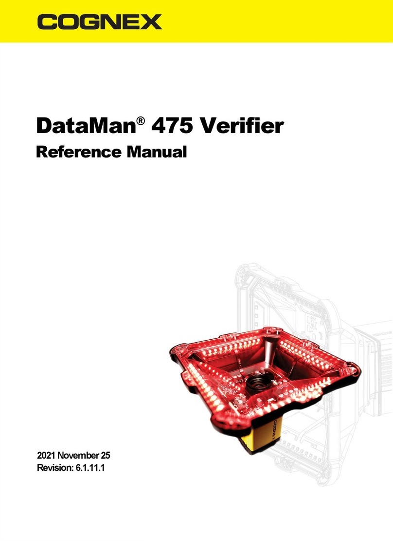 Cognex DataMan 475 Verifier Reference manual
