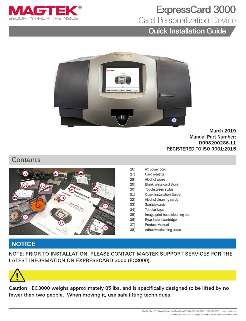 Magtek ExpressCard 3000 User manual