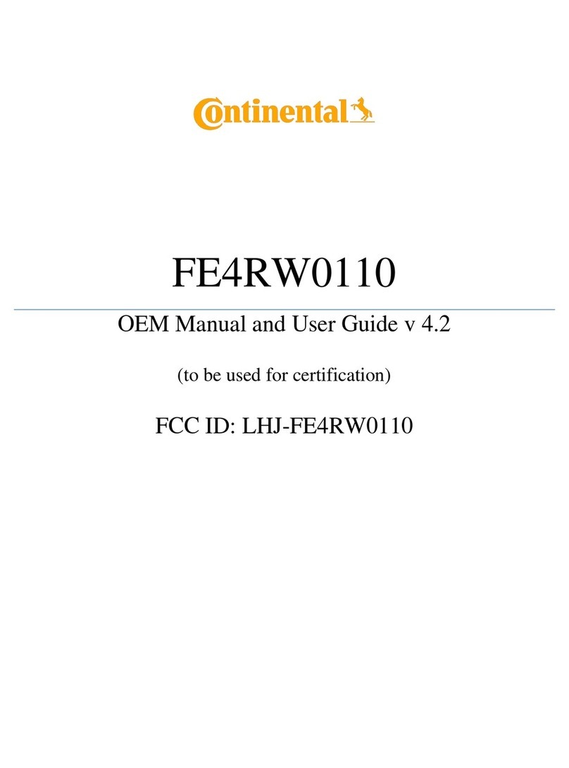 Continental Refrigerator FE4RW0110 Manual and user guide