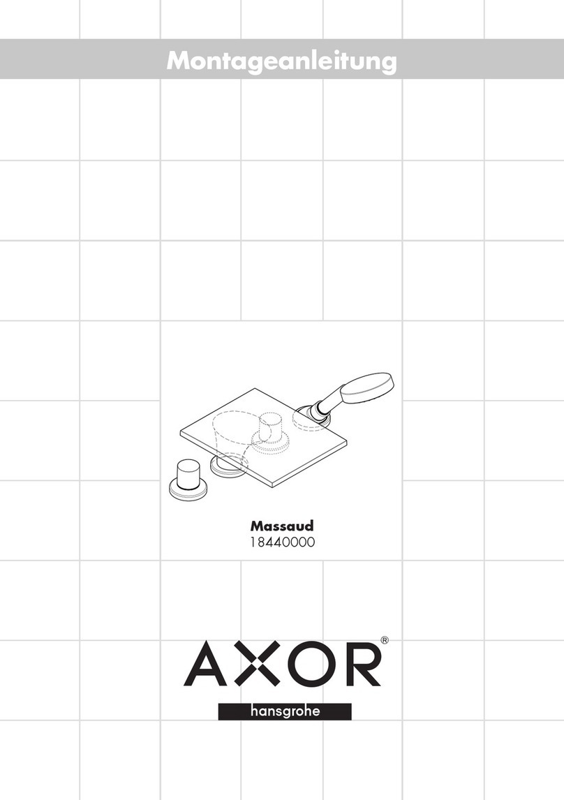 Hans Grohe Axor Massaud Assembly instructions